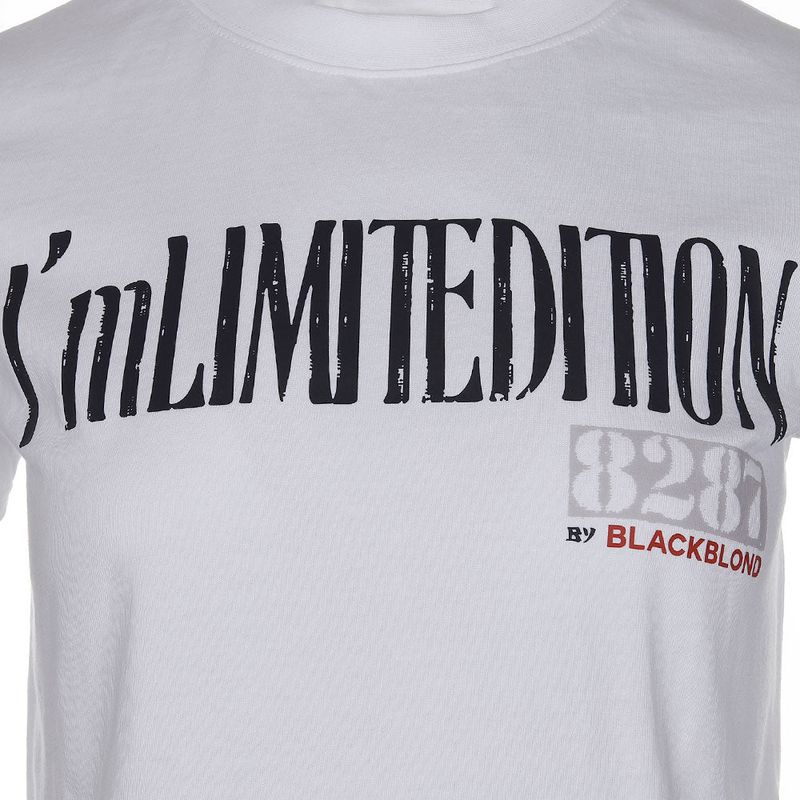 8287 Limitedition Short Sleeve Crop Tee (White)