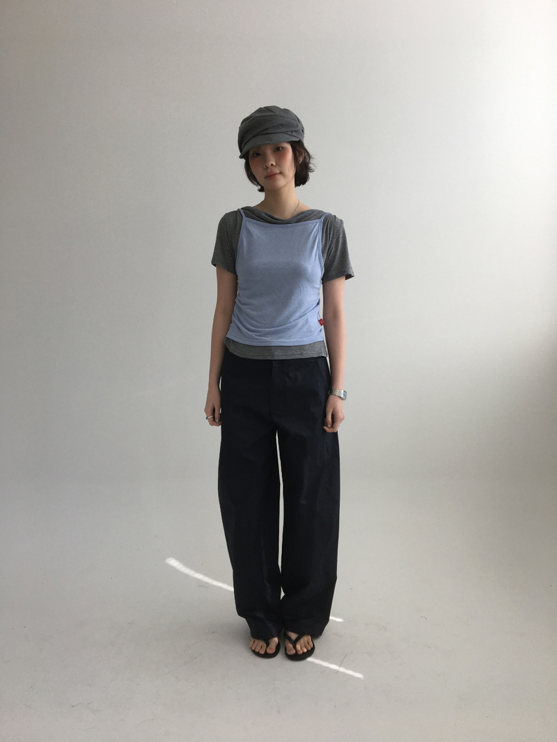 YWD SHIRRING T-SHIRTS (3color)