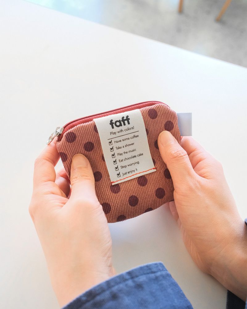 faff Pouch mini Dot Pink