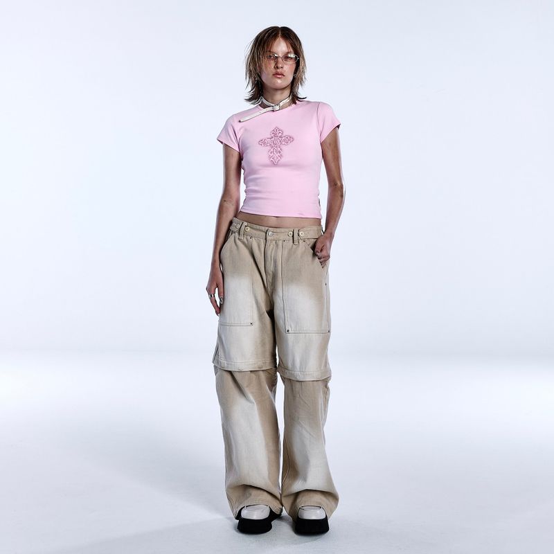 CROSS TEE_PINK