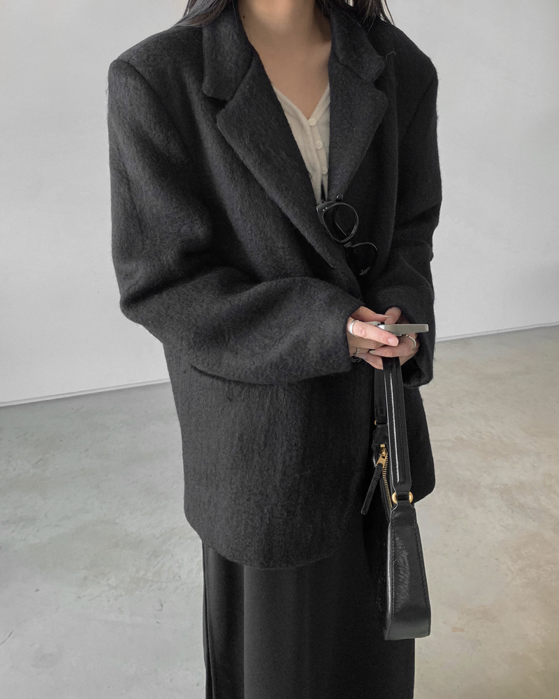 Half coat blazer