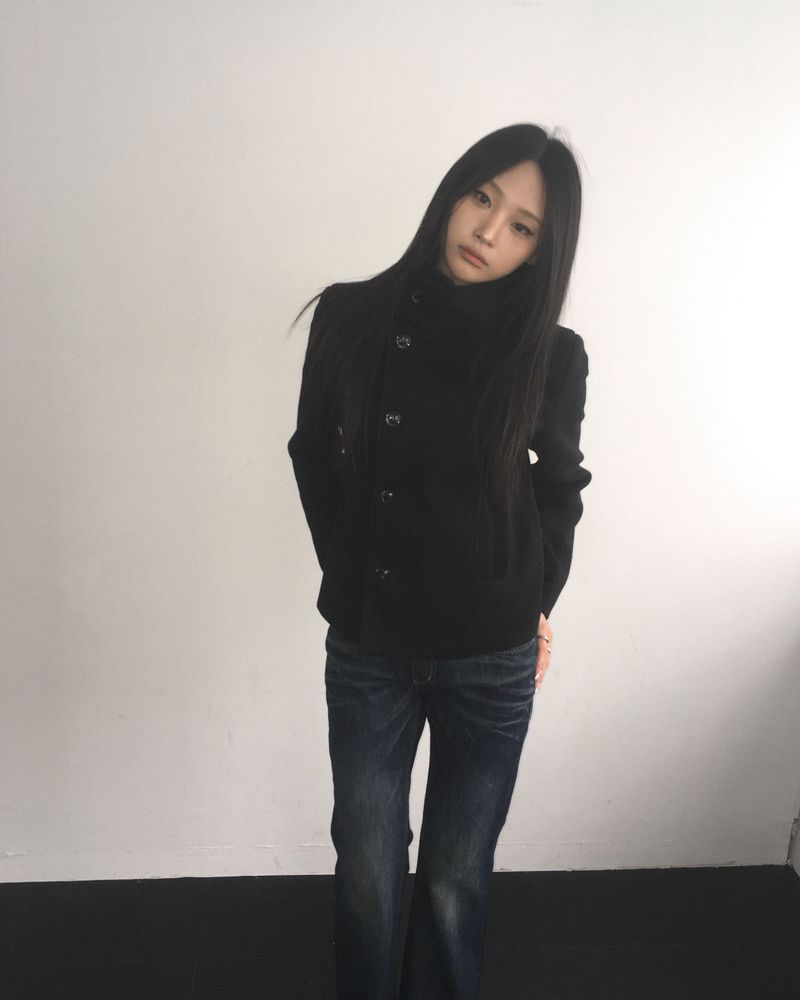 High neck coat