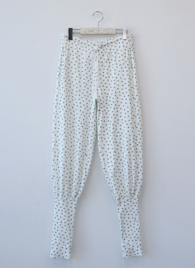 ♡MADE♡ floral leg warmer pants