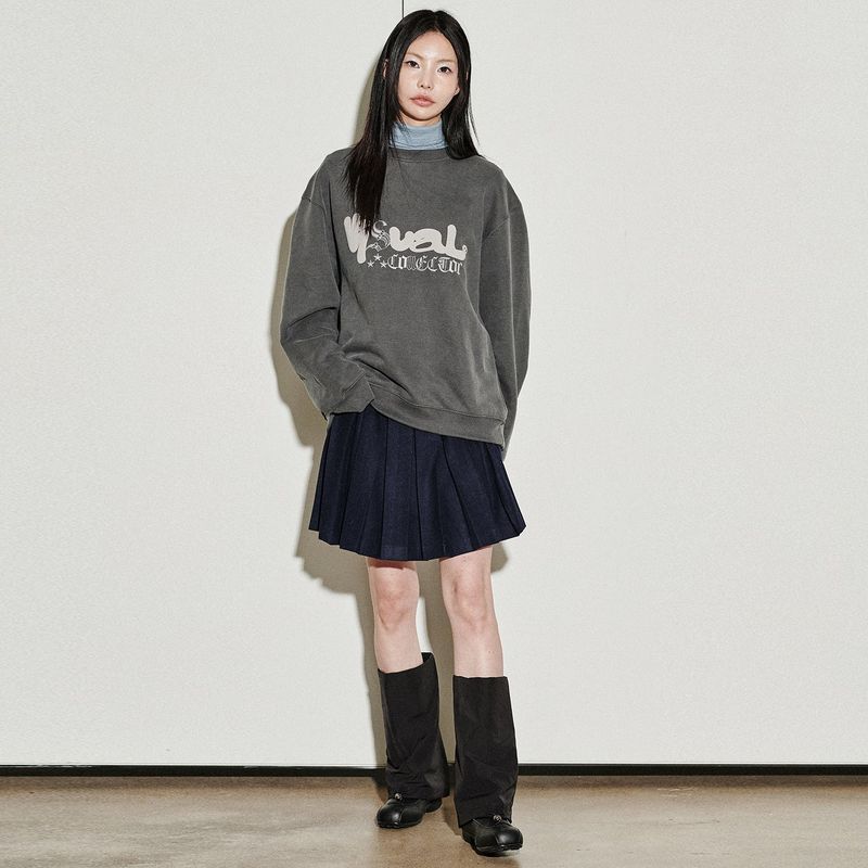 pigment artwork sweatshirt [charcoal]