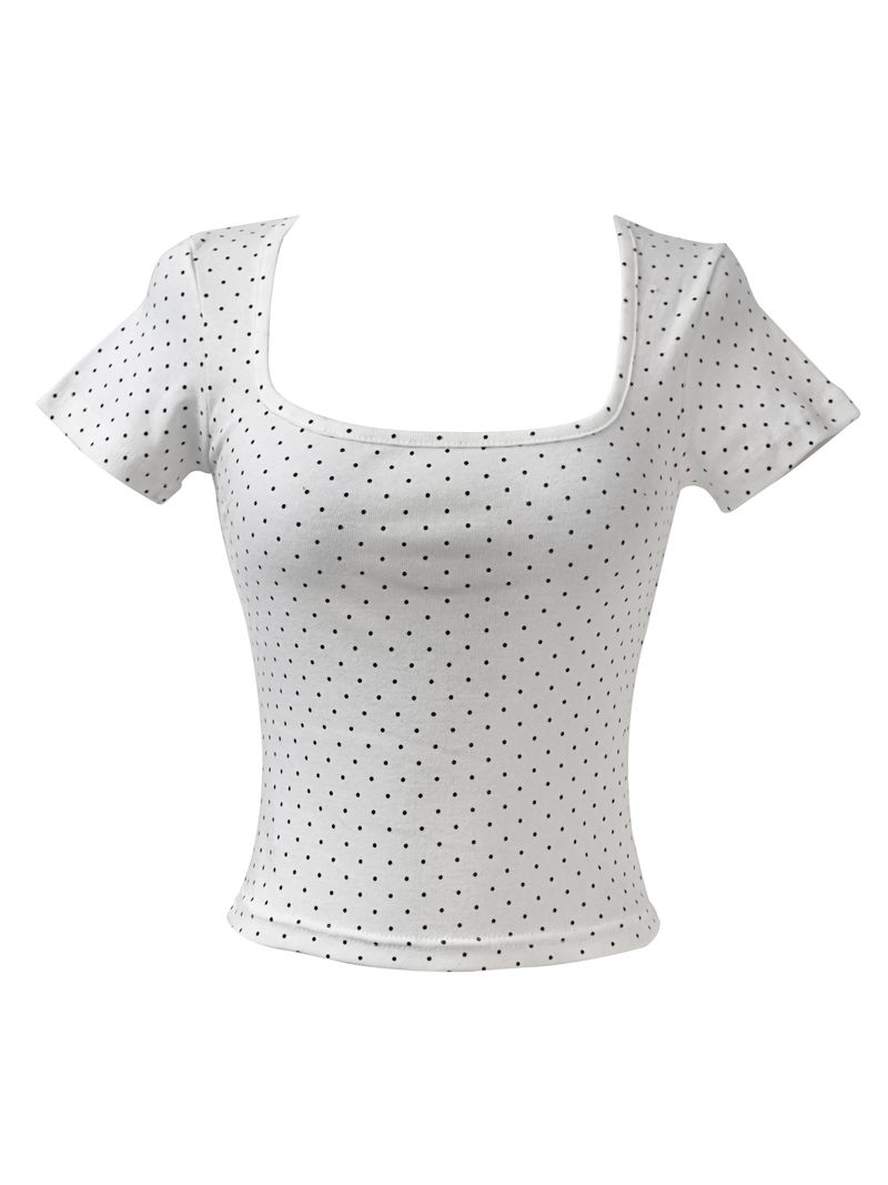dottie crop short sleeve T (2color)