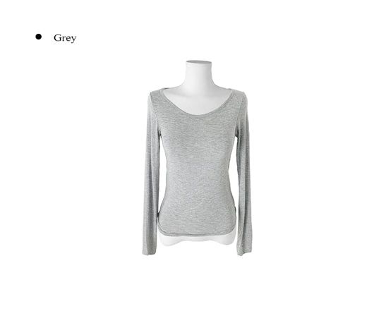Ravi Basic Round-Neck Long Sleeve T-Shirt