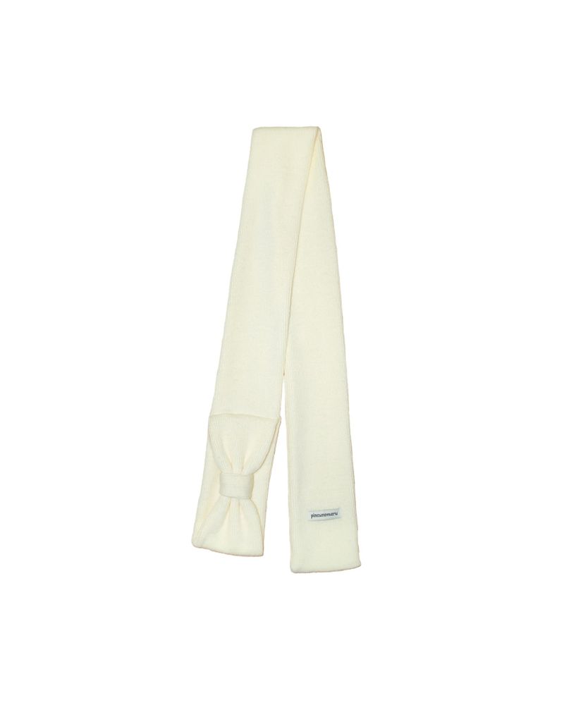 Mini ribbon muffler_ivory