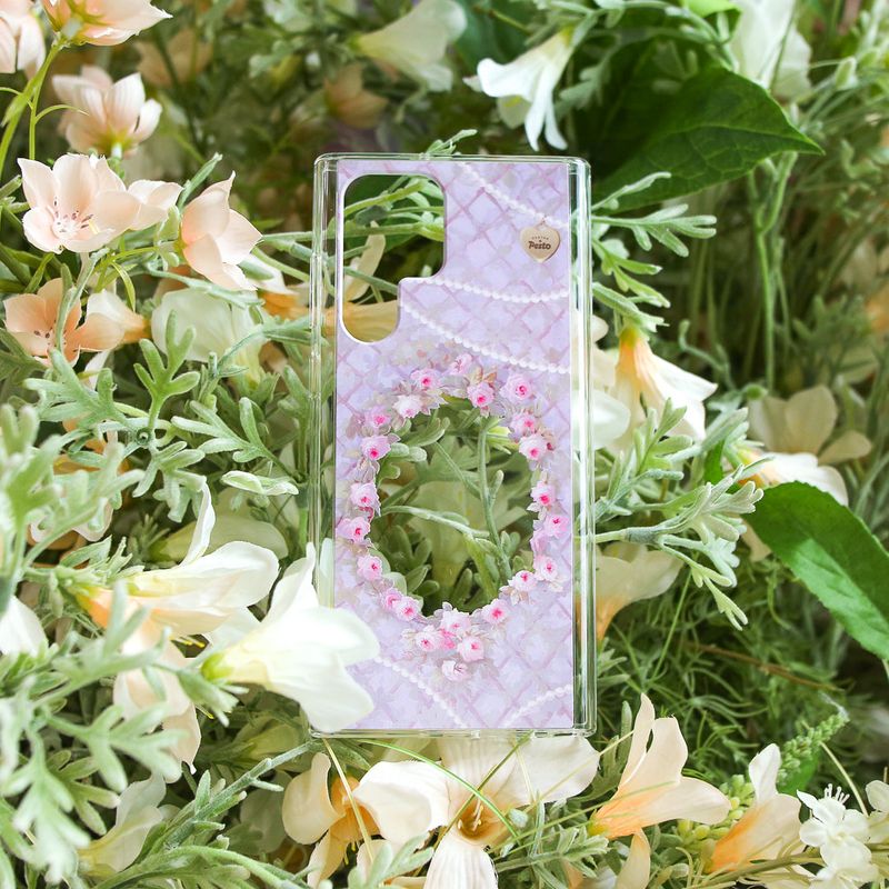 【MADE】Rose frame Jelly hard Phone case