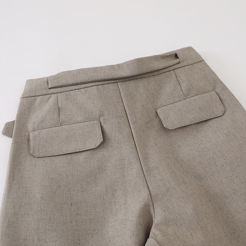 Alden Belted Wide Trousers