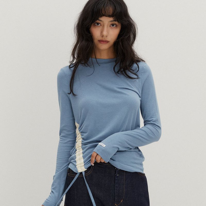 Side String T/Shirts S/Blue