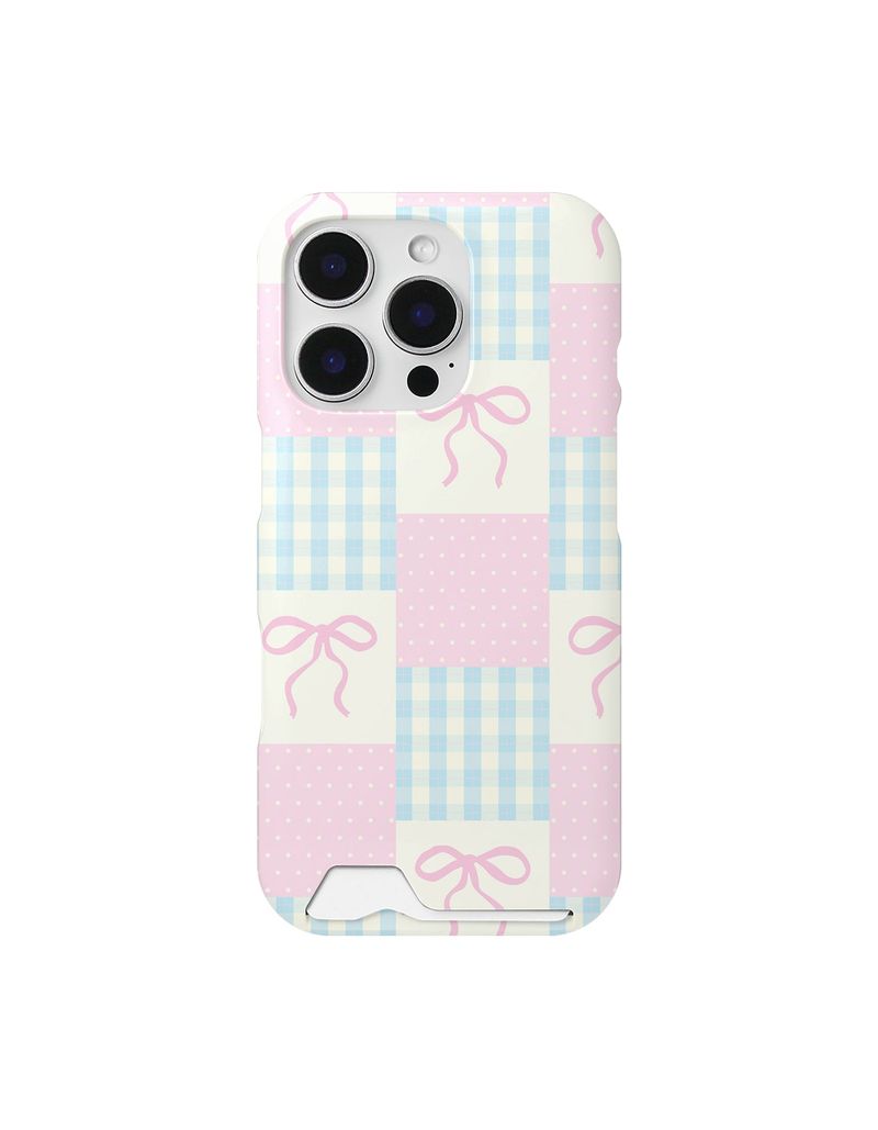 ATEK(アテック)の「Ribbon Pattern Magsafe Card Hard Case(Pink)(Smartphone Accessories)」