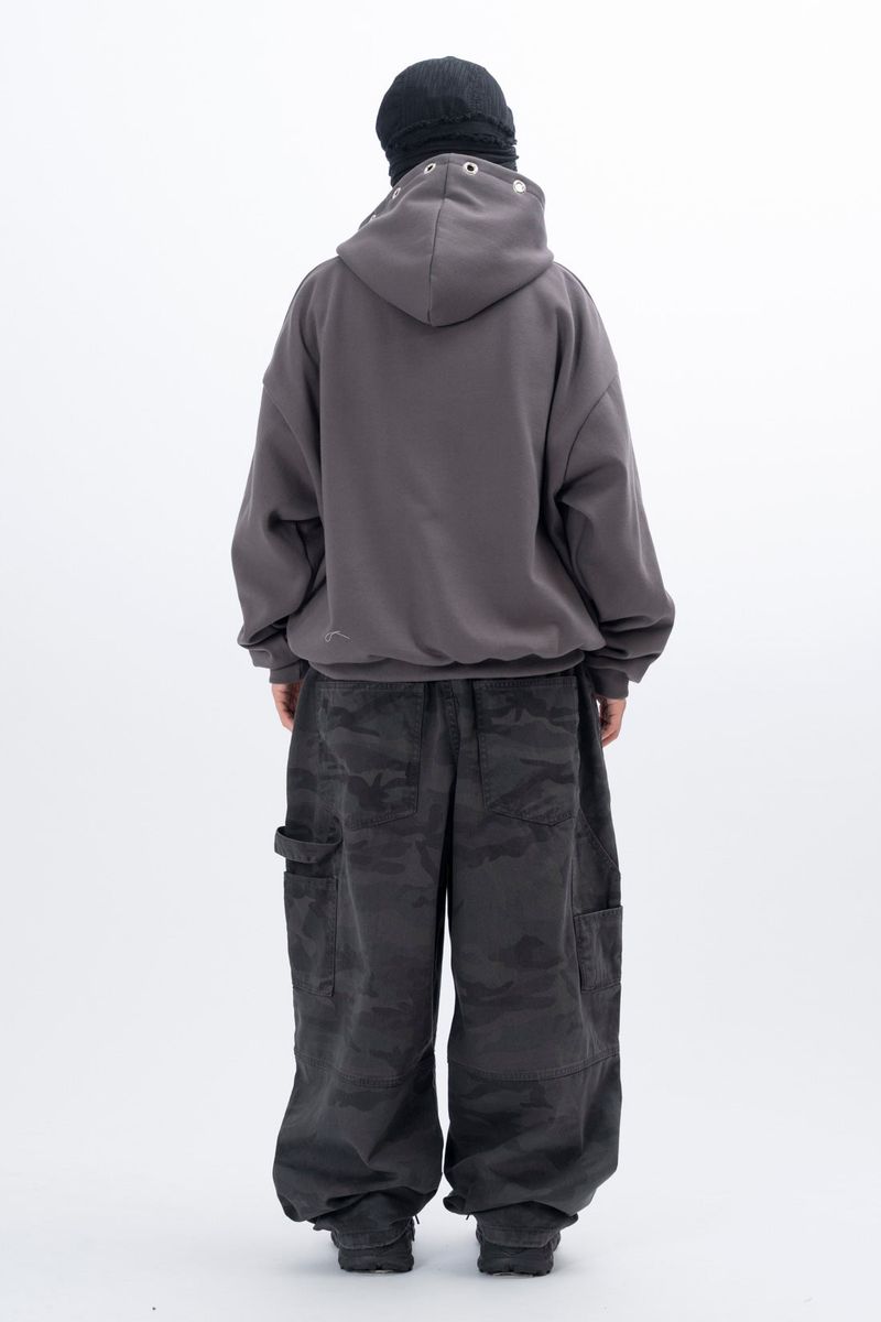 Maaad Eyelet Fleece Hoodie