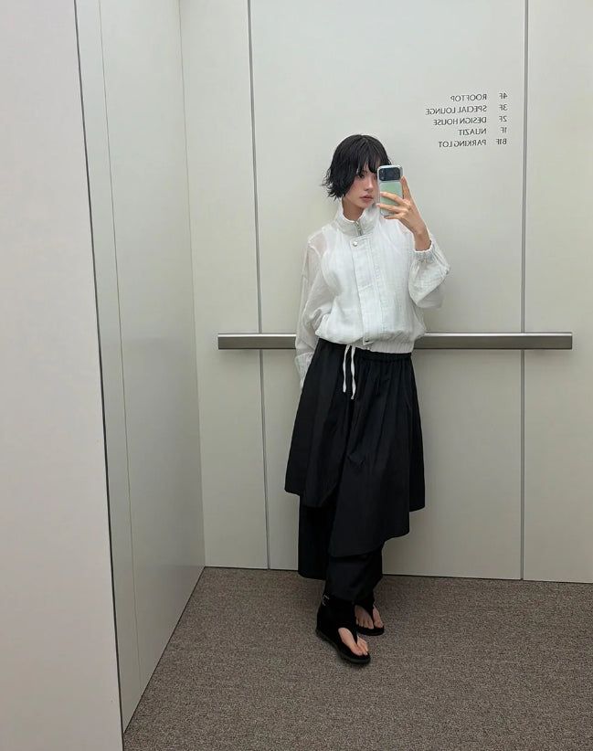 SPLIT LAYERED PANTS