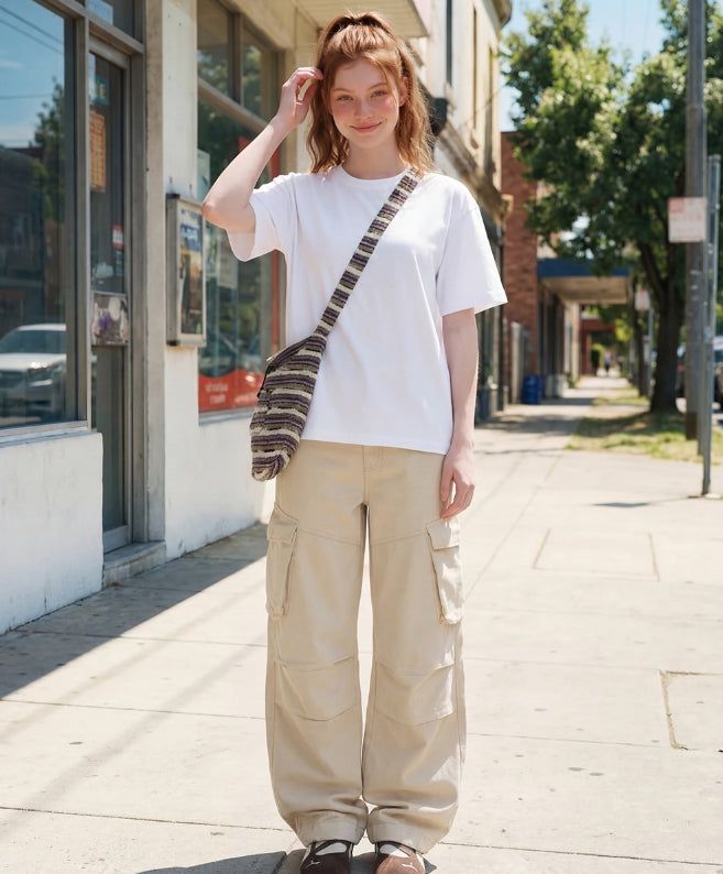 26SS★ Boxy Crop Short Sleeve T-shirts