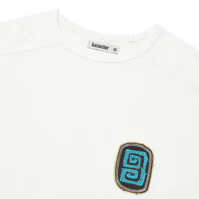 Fuzzy half T-shirts / Off White