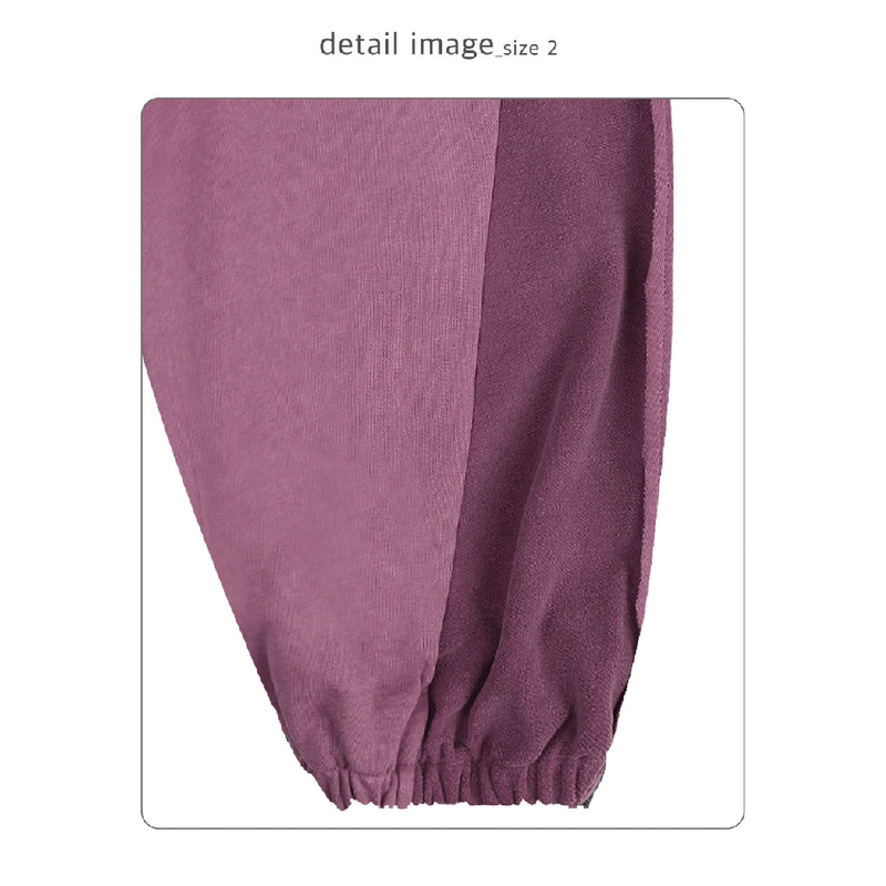 PIGMENT CUTTED BALLOON SWEATPANTS_REDDISH PURPLE