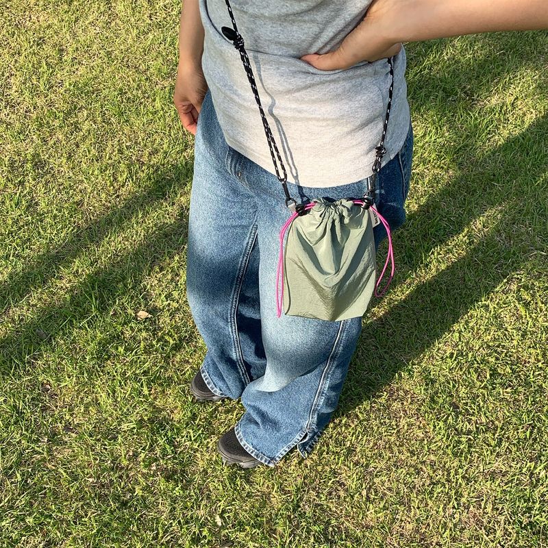 Nylon pouch bag 3 colors