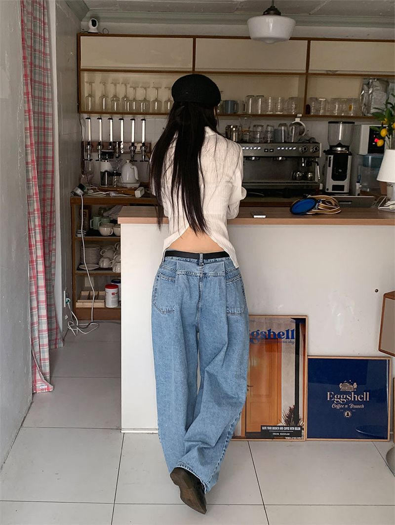 FORMAL PINTUCK JEANS