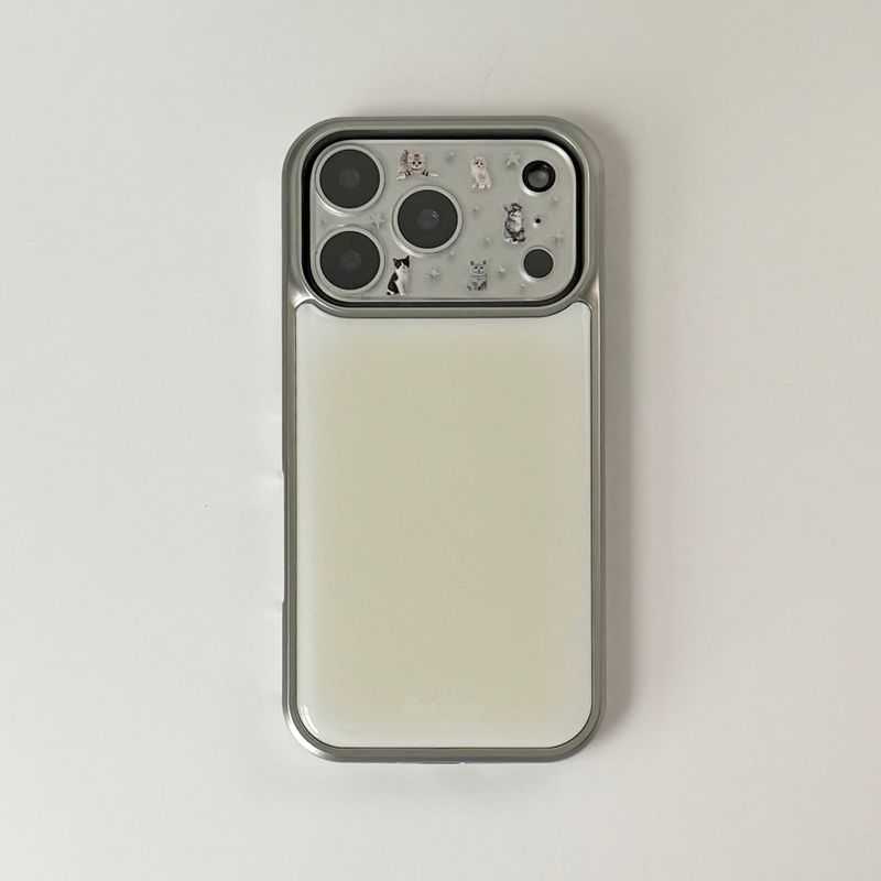 yellow silver bumper case