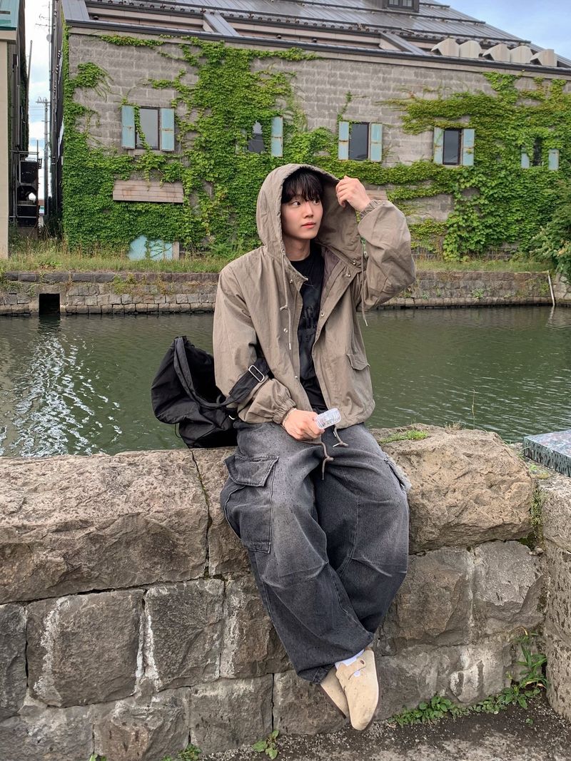 Kaz Balloon hood Utility Jacket