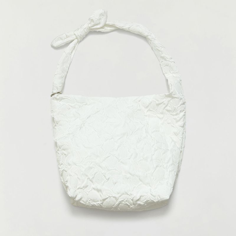 Rose knot bag_ivory