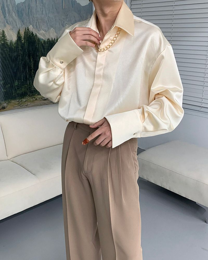 90's Meredith Twotuck Wide Slacks (3 colors)