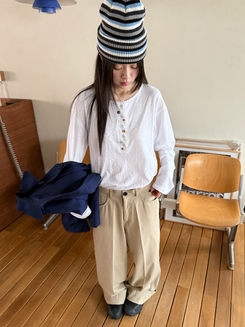 dot pocket pants