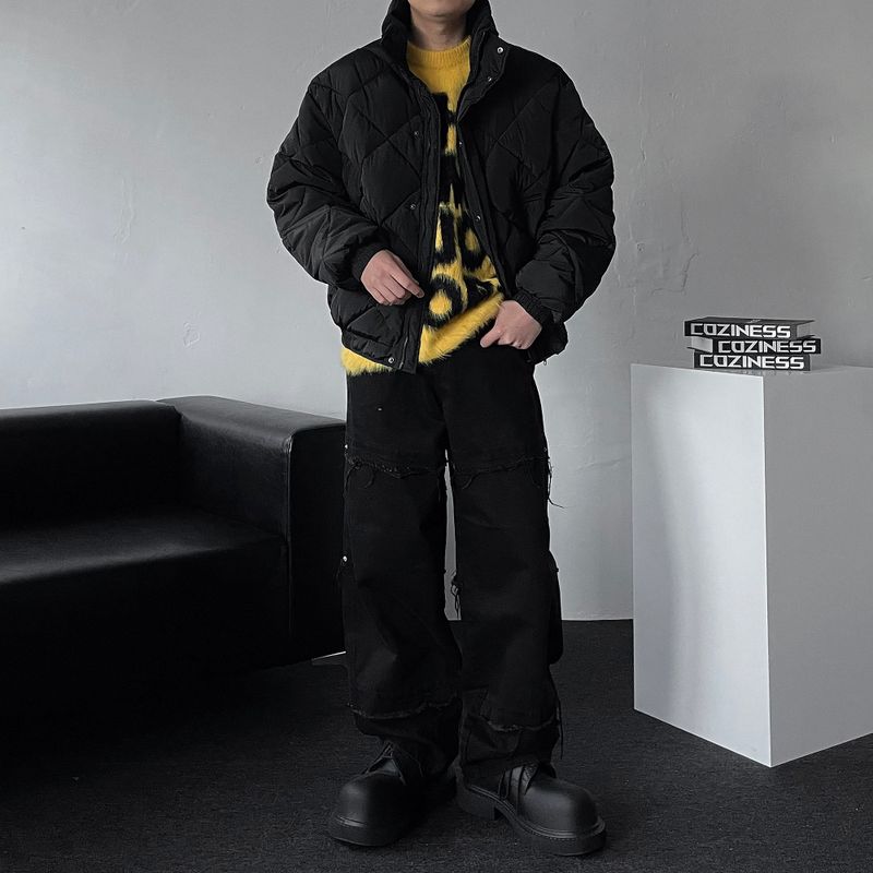 SK High-Neck Quilted Padded (3 colors)