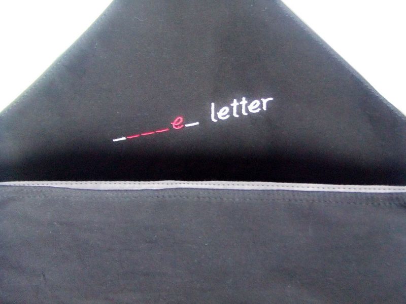 Letter Bag Black
