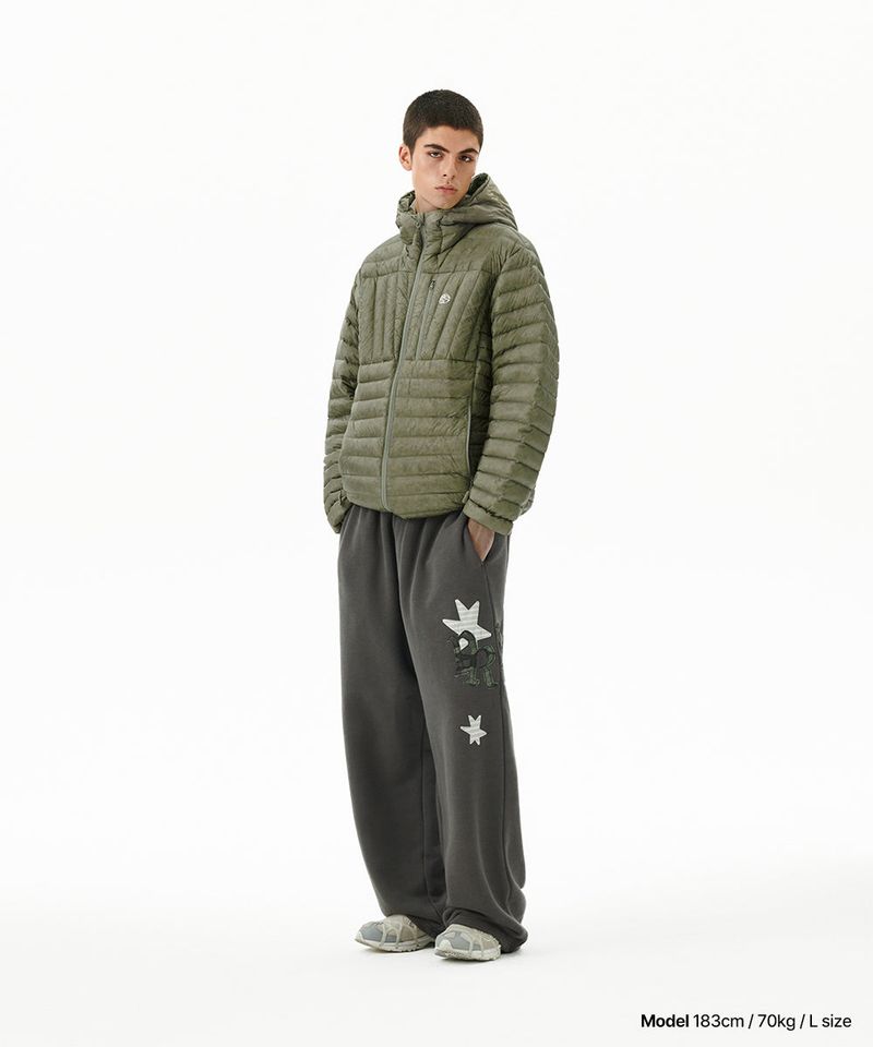 LIGHT HOODED DOWN PUFFER