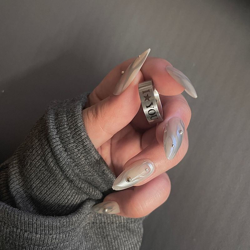 Star You Letter Plane Ring