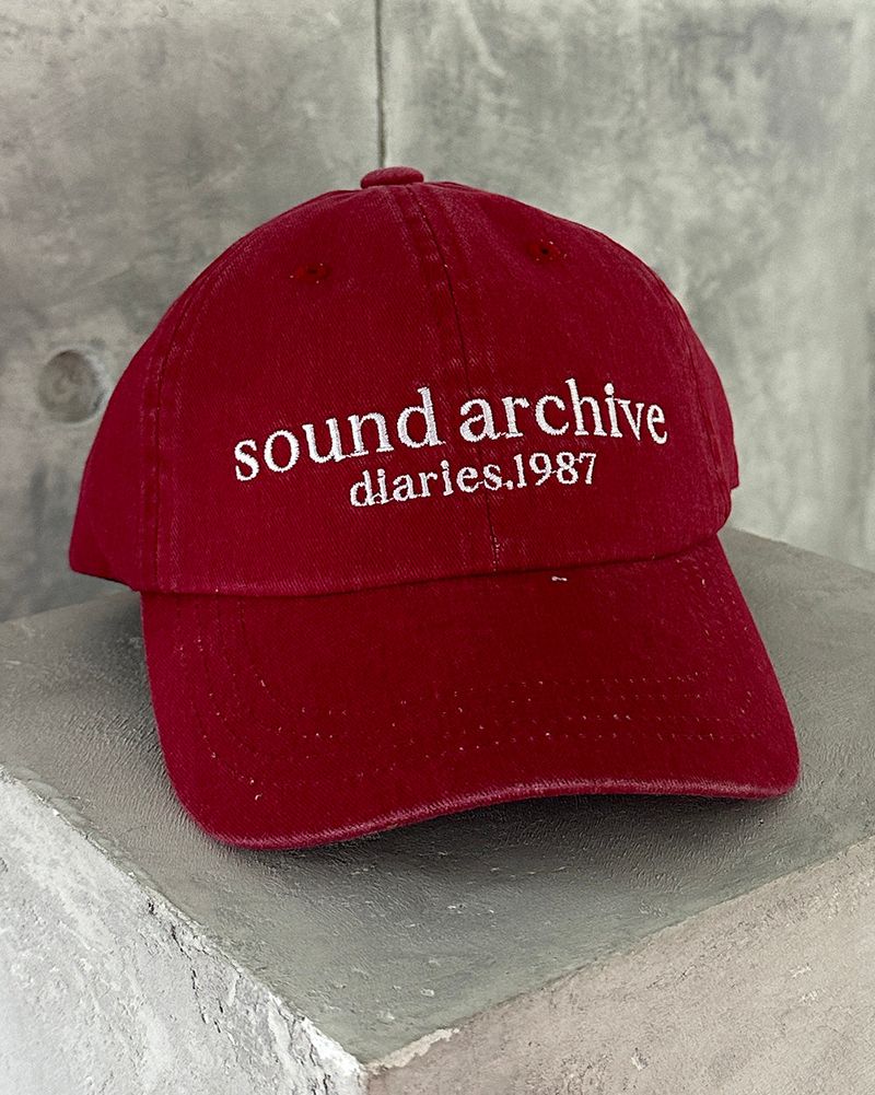 Vintage Pigment Red Ball Cap
