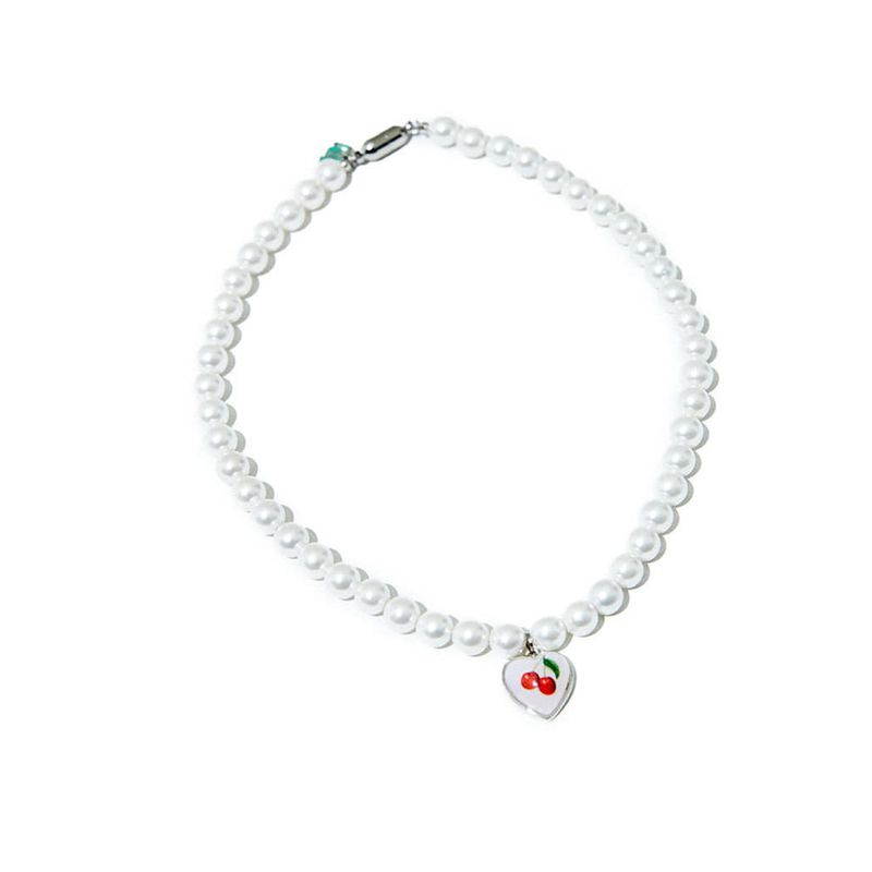 CHERRY HEART PEARL NECKLACE
