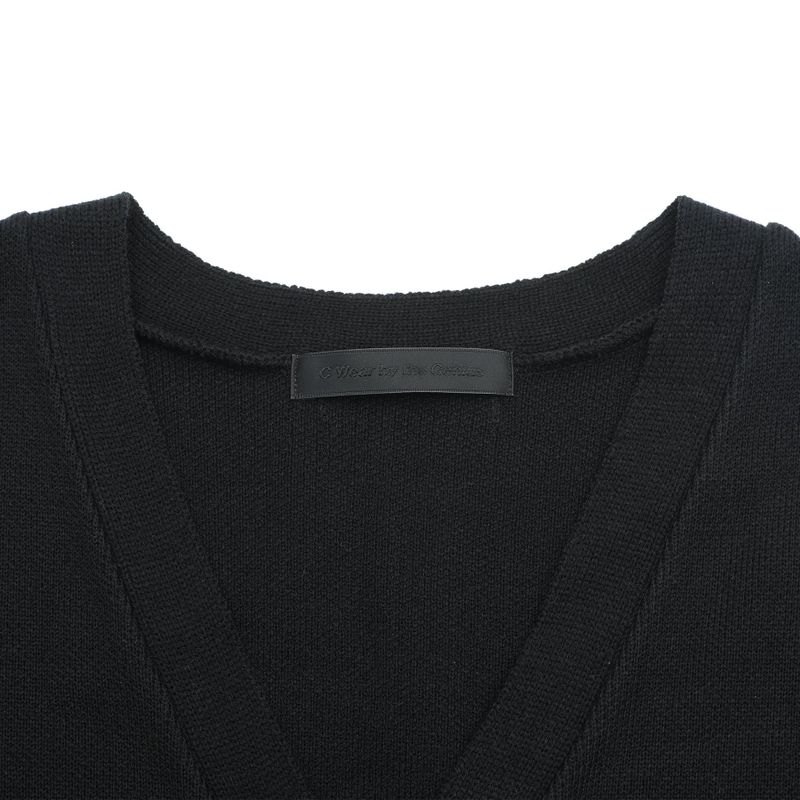 OVERSIZED CARDIGAN BLACK