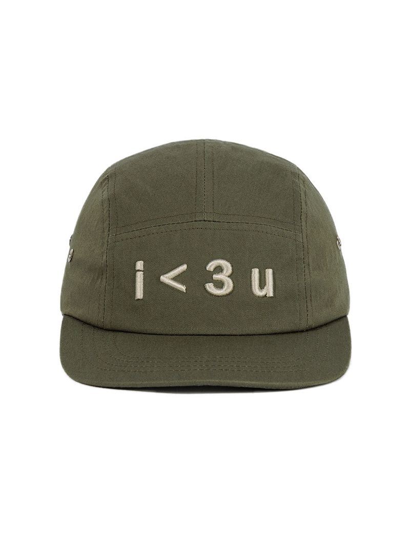 I < 3 U CAMP CAP(KHAKI)