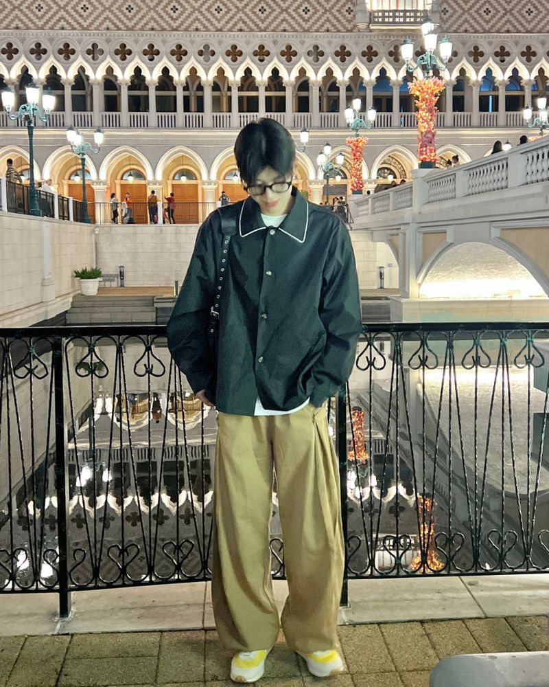 Bruce piping collar jacket