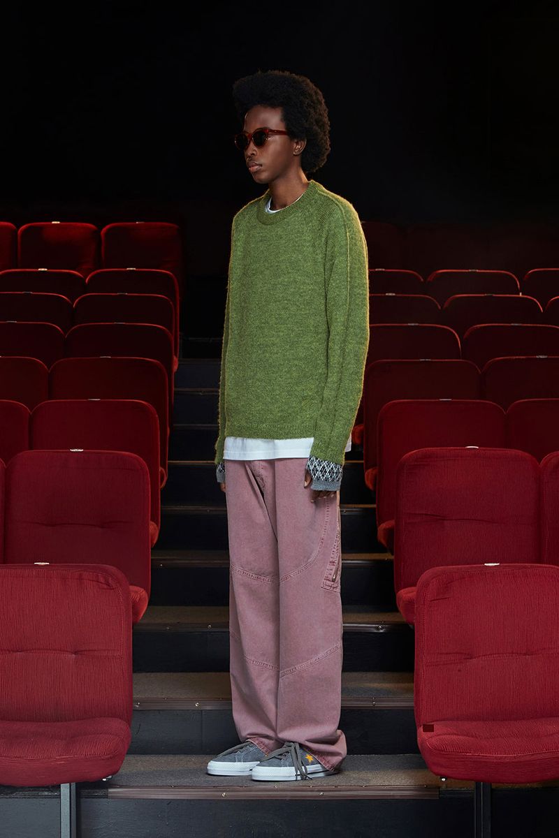TUCK ALPACA KNIT / GREEN