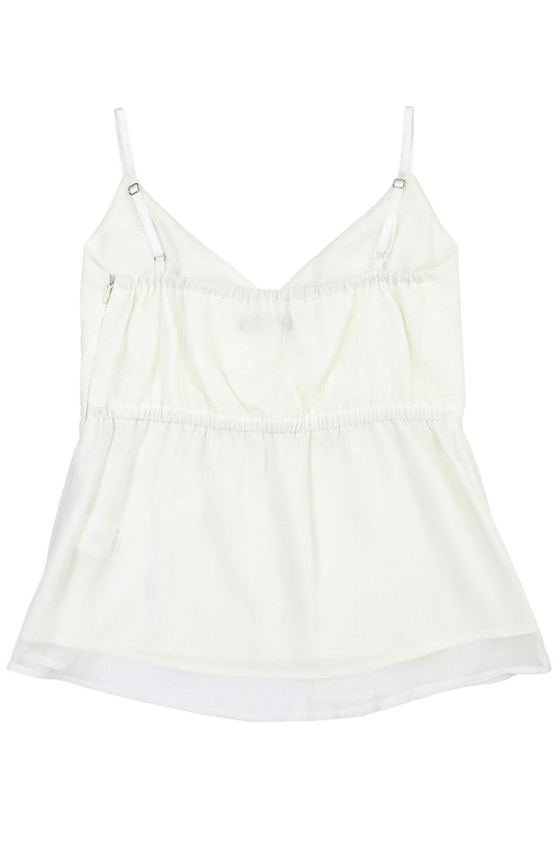 Lisha wrap sleeveless (white)