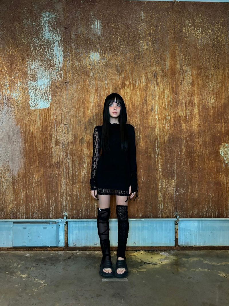 Bn' from（ビーエンフロム）の「Fromレースフードワンピース（ワンピース/ドレス）」