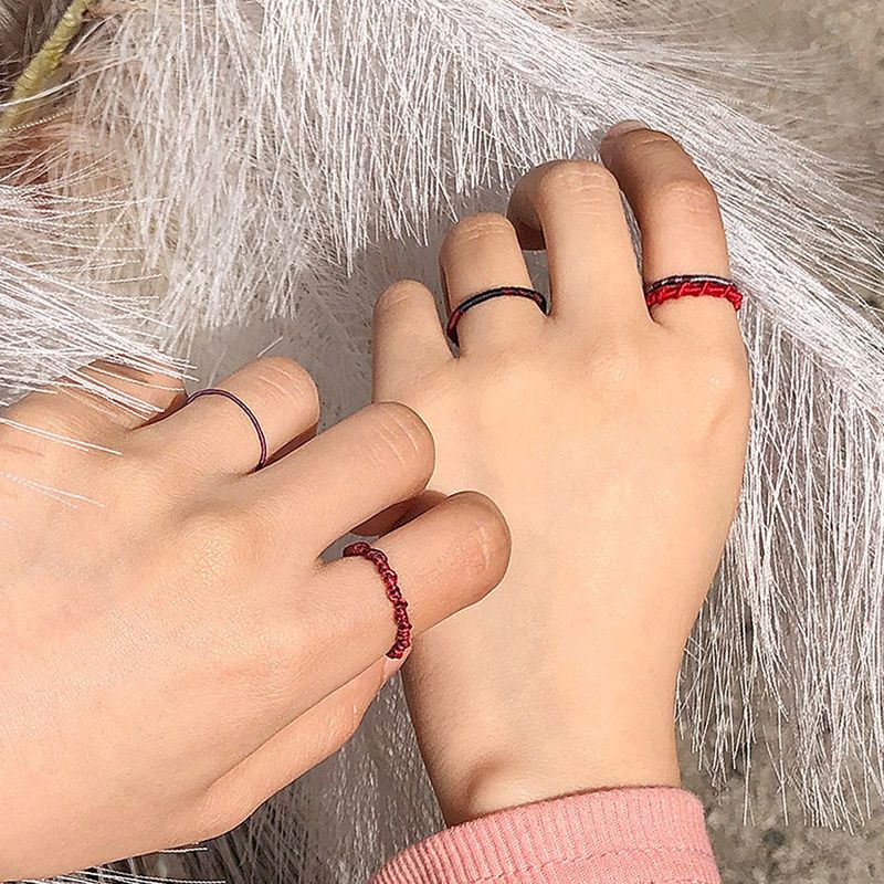 [CCNMADE] LETTER RING 2 (MIX Red)