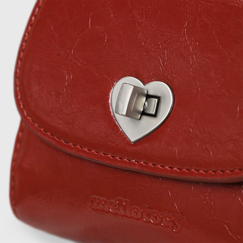 HEART LOCK MINI BAG (RED)