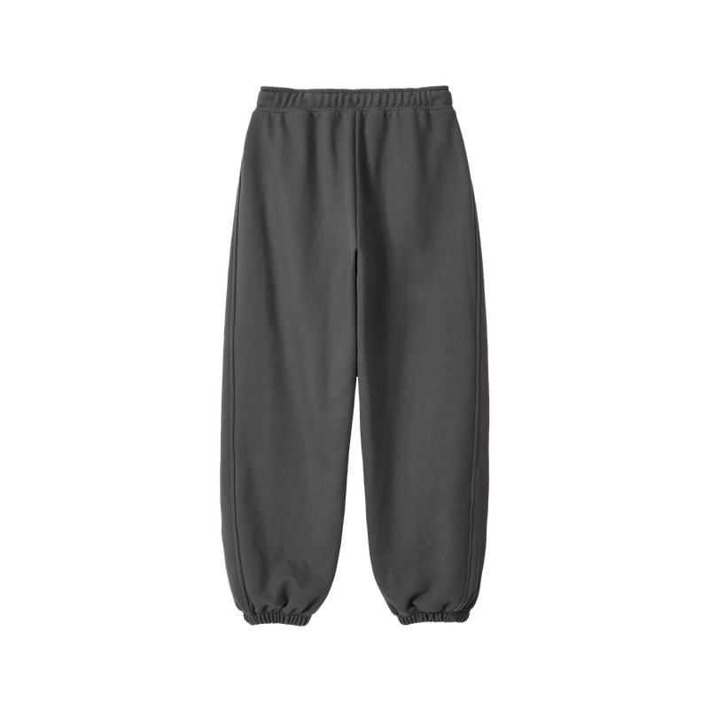 Soft Touch Washed Balloon Wide Sweatpants - CHARCOAL
