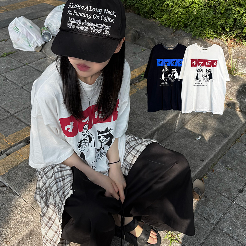 PEARCLAN（ペアクラン）の「cat t-shirt（Tops）」