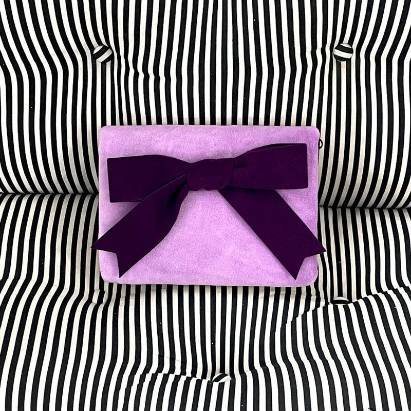 MINGLEMINGLE（ミングルミングル）の「[MADE] キングリボンノート (PURPLE)（雑貨/ステーショナリー）」