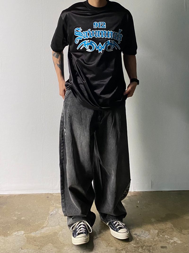 Snow This' Balloon Denim Pants 2C