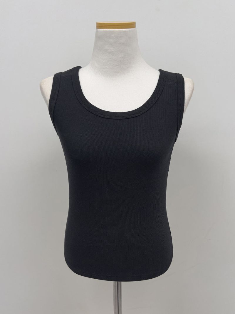 Ava Ribbed Sleeveless Top