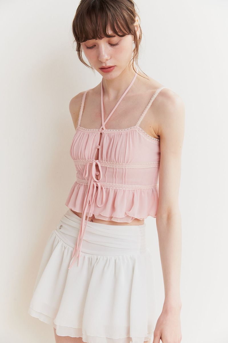 LILY MINI SKIRT white