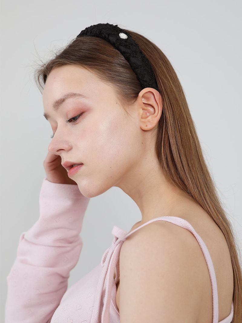 cattline（カトリーヌ）の「アンティックツイードヘアバンド（ヘアアクセサリー）」