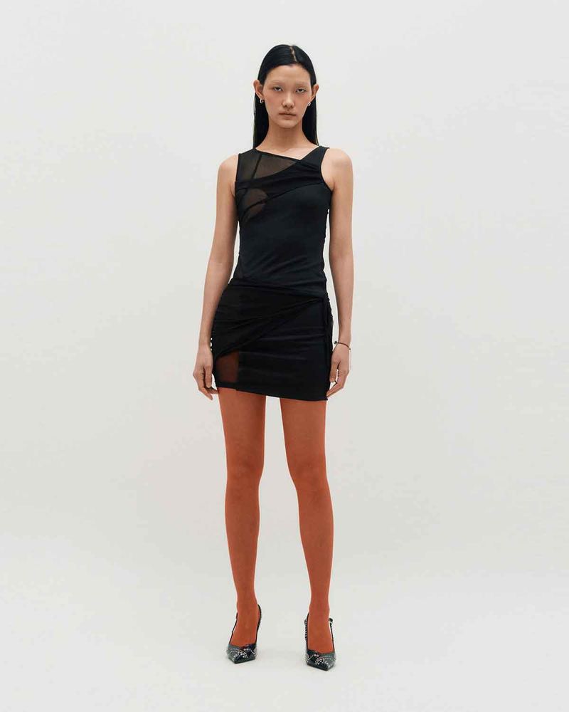 KIMZISU（キムジス）の「In&Out Sleeveless Dress _ BLACK（Dresses）」