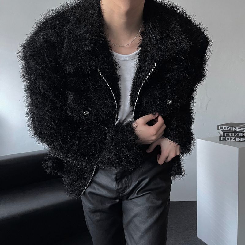 90's Fred Fur Zip-Up Jacket